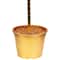 3.8ft. Unlit Crystallized Gold Glitter Artificial Potted Christmas Tree
